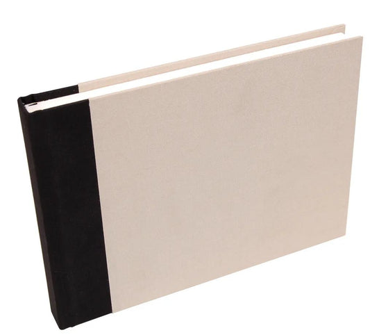 60F A5 180g Leinwand Reisetagebuch - Hellgrau (Paket x2)