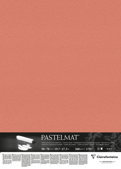 Pastelmat Paket 5F 50x70cm 360g - Sanguine