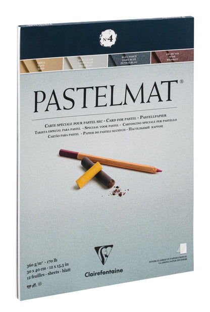 Blocco pastello incollato 12F 30x40cm 360g