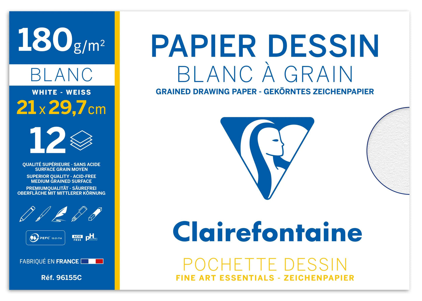 Sacchetto di disegno del grano 12F A4 180g (Pacchetto x10)
