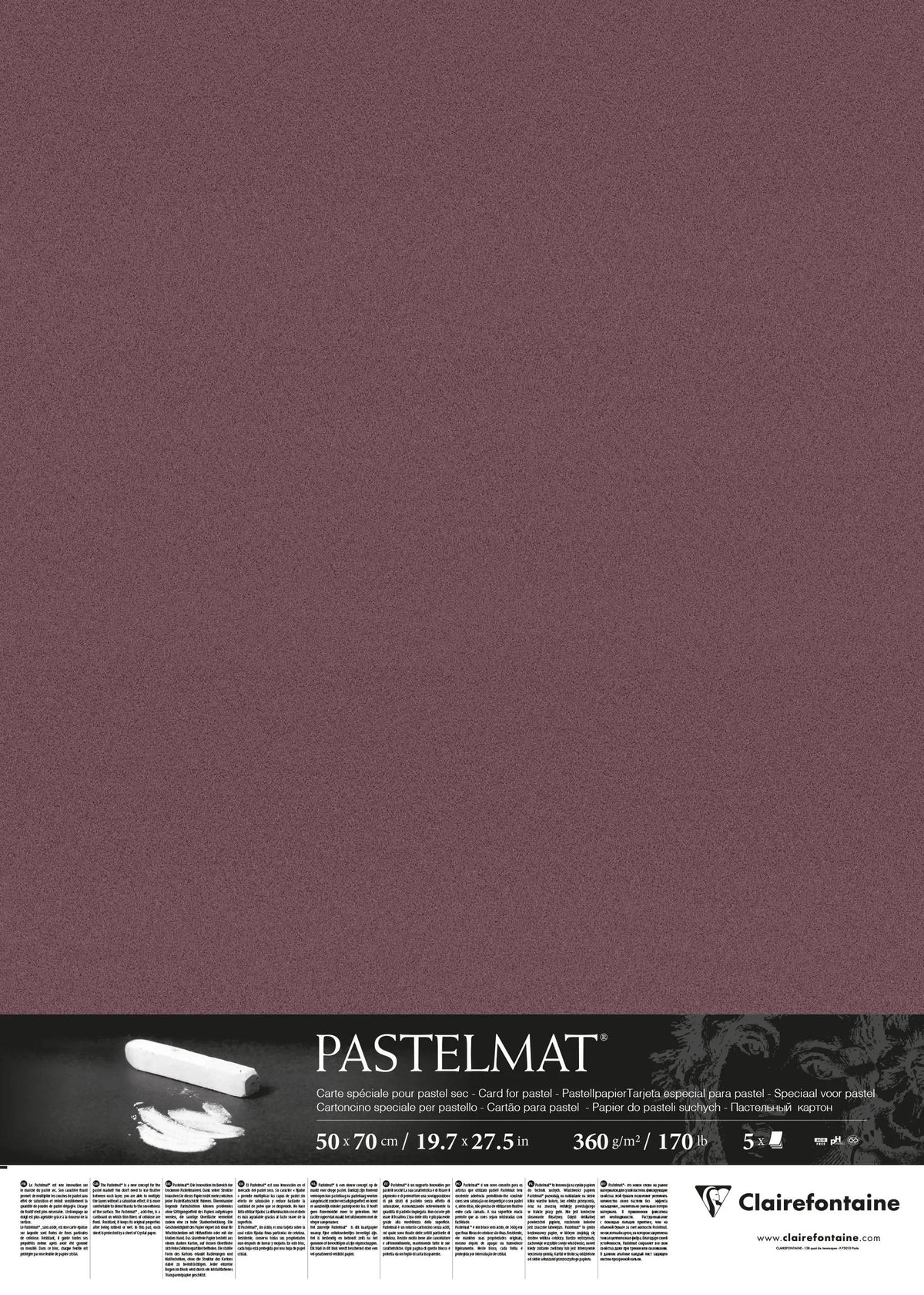 Pacchetto pastello 5F 50x70cm 360g - miele di vino