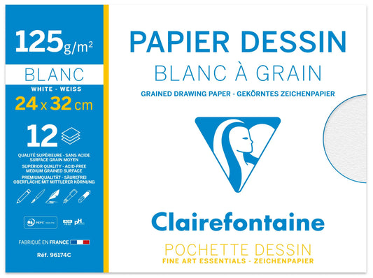 Grain drawing pouch 12F 24x32cm 125g (in bundle 10)
