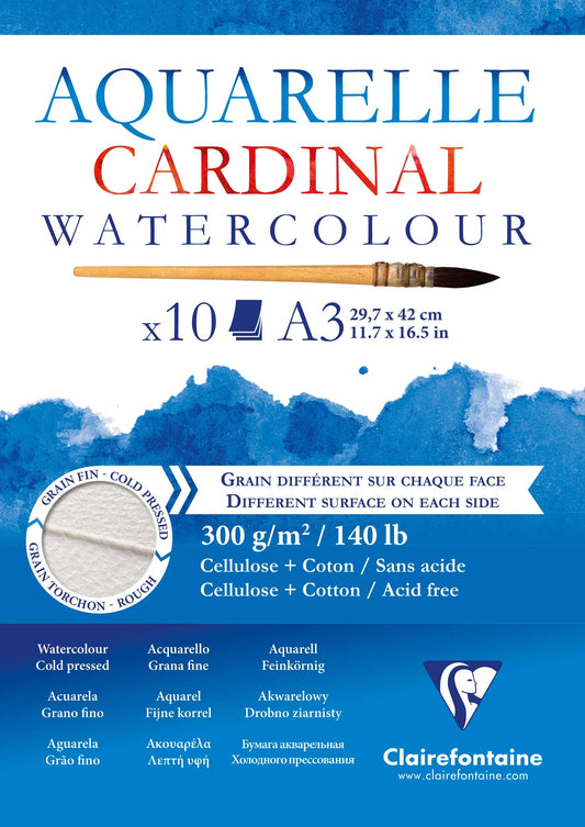 Cardinal block glued 10F A3 300g (Pack x5)