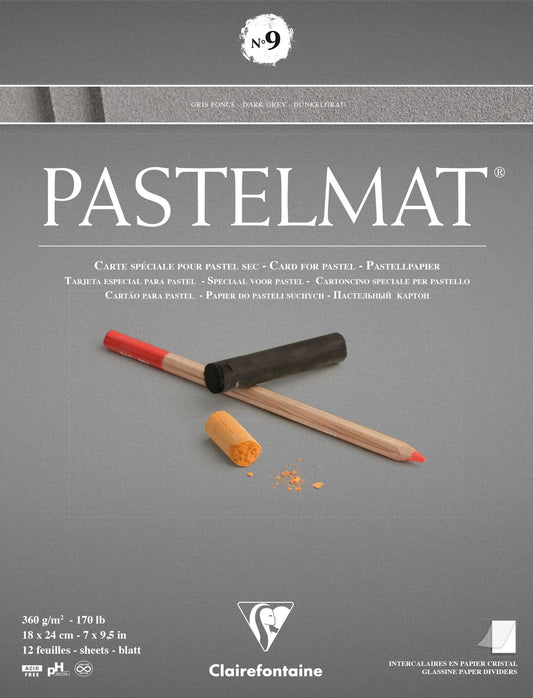 Pastelmat Block verklebt 12F 18x24cm 360g n°9 - Neu