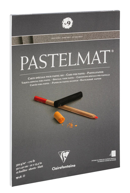 Pastelmat block glued 12F 30x40cm 360g n°9 - New