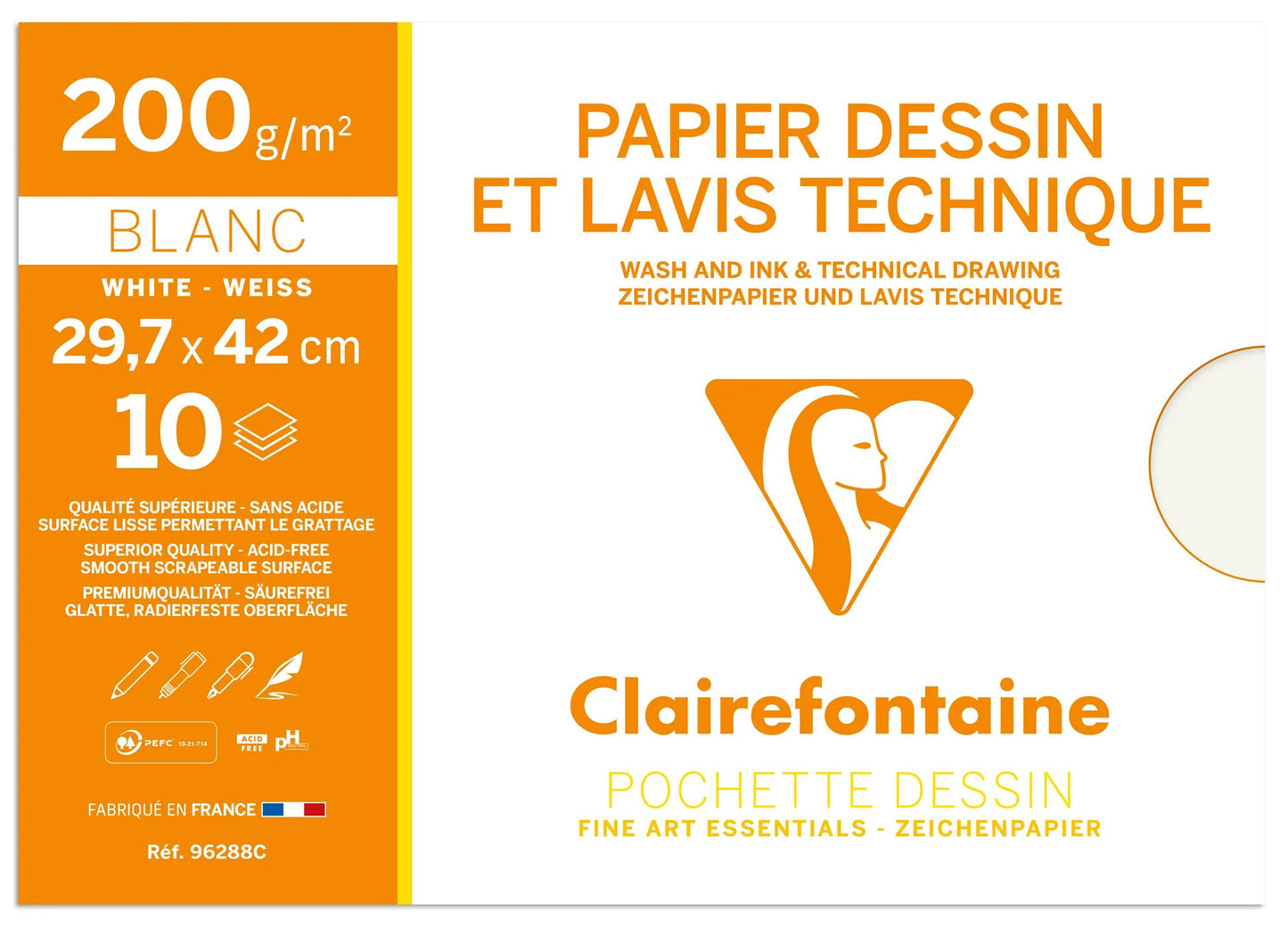 Technical drawing pouch 10F A3 160g (Pack x10)