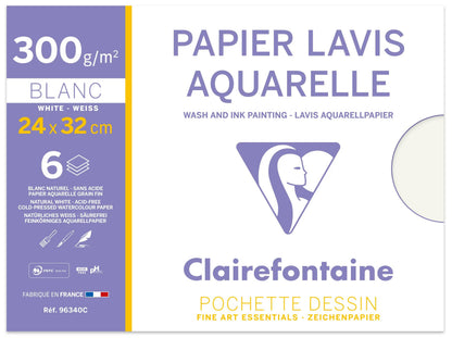 Borsa Aquarelle 6F 24x32cm 300g (confezione da 5)