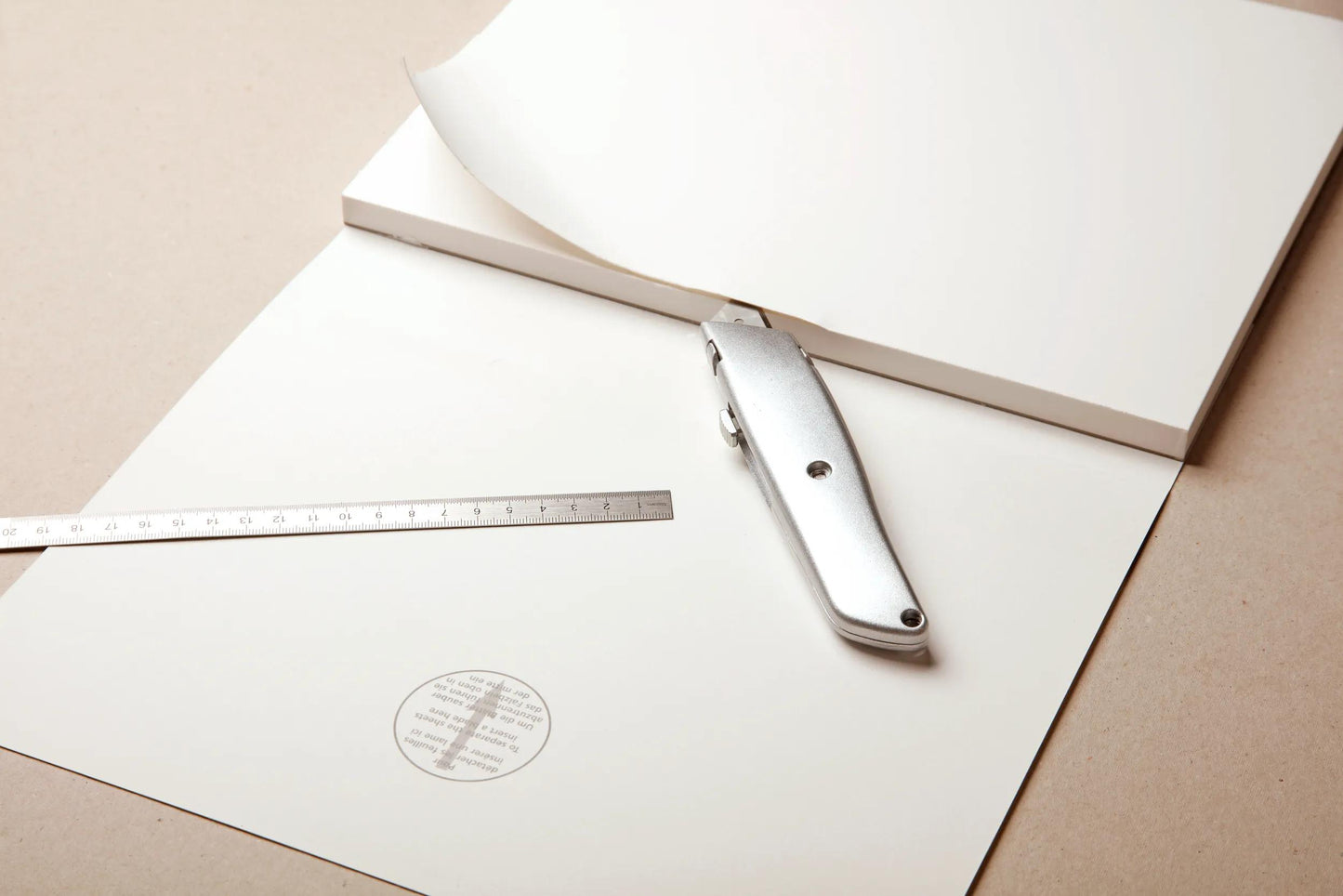 Fountain block glued 4 sides 20F 26x36cm 300g grain satin (Pack x2)
