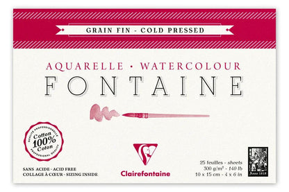 Blocco di fontana incollato 4 lati 25F 10x15cm 300g grano fine