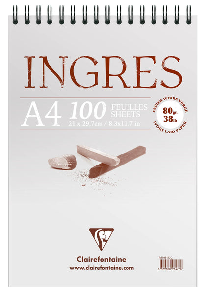 Ingres Etude bloc spiralé 100F A4 80g (lot de 5)