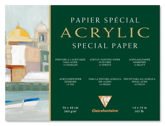 Acrylic block glued 4 sides 10F 36x48cm 360g (Pack x2)