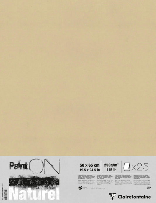 Paint'ON Natural Paket 25F 50x65cm 250g