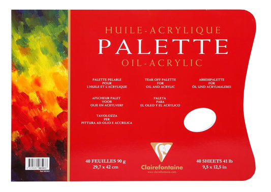Pallet Oil block glued 3 sides 40F A3 90g (Pack x5)