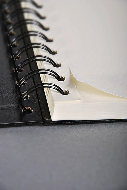 Album Esquisse carnet spiralé 100F 18x24cm 90g - Noir (lot de 5)