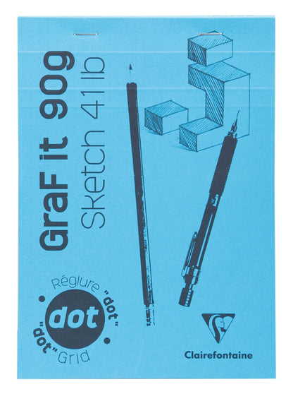 GraF'it dot blocco graffe 80F A4 90g - Sky blue (Pacchetto x5)