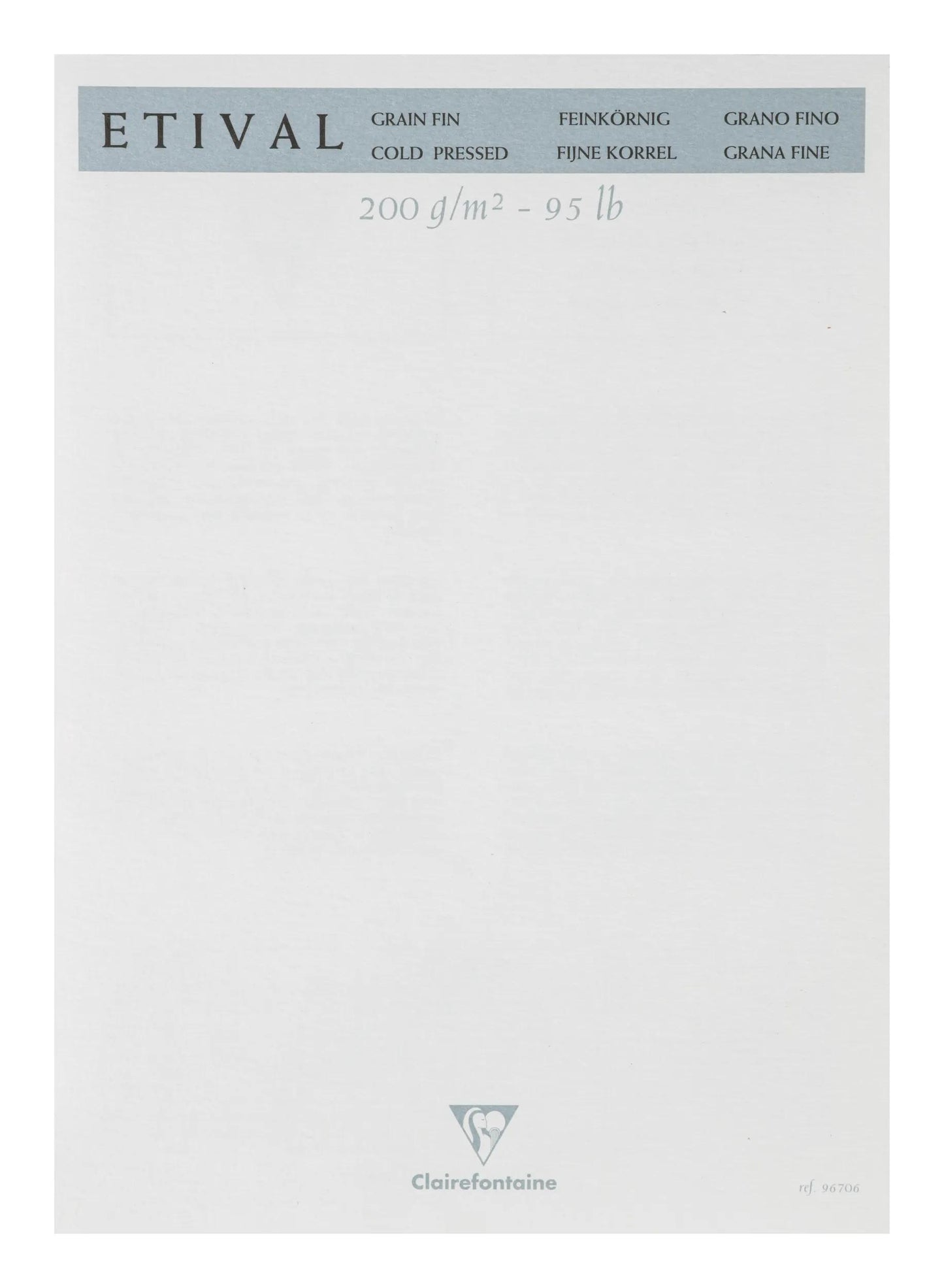Eival Tester Pack 25F A5 200g fine grain - White