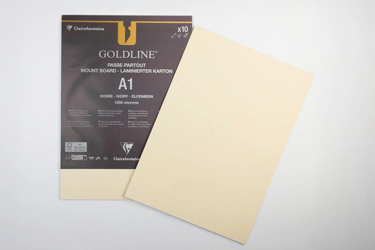 Goldline laminiert für alle Packung 10F A1 1.25mm - Elfenbein - Neu