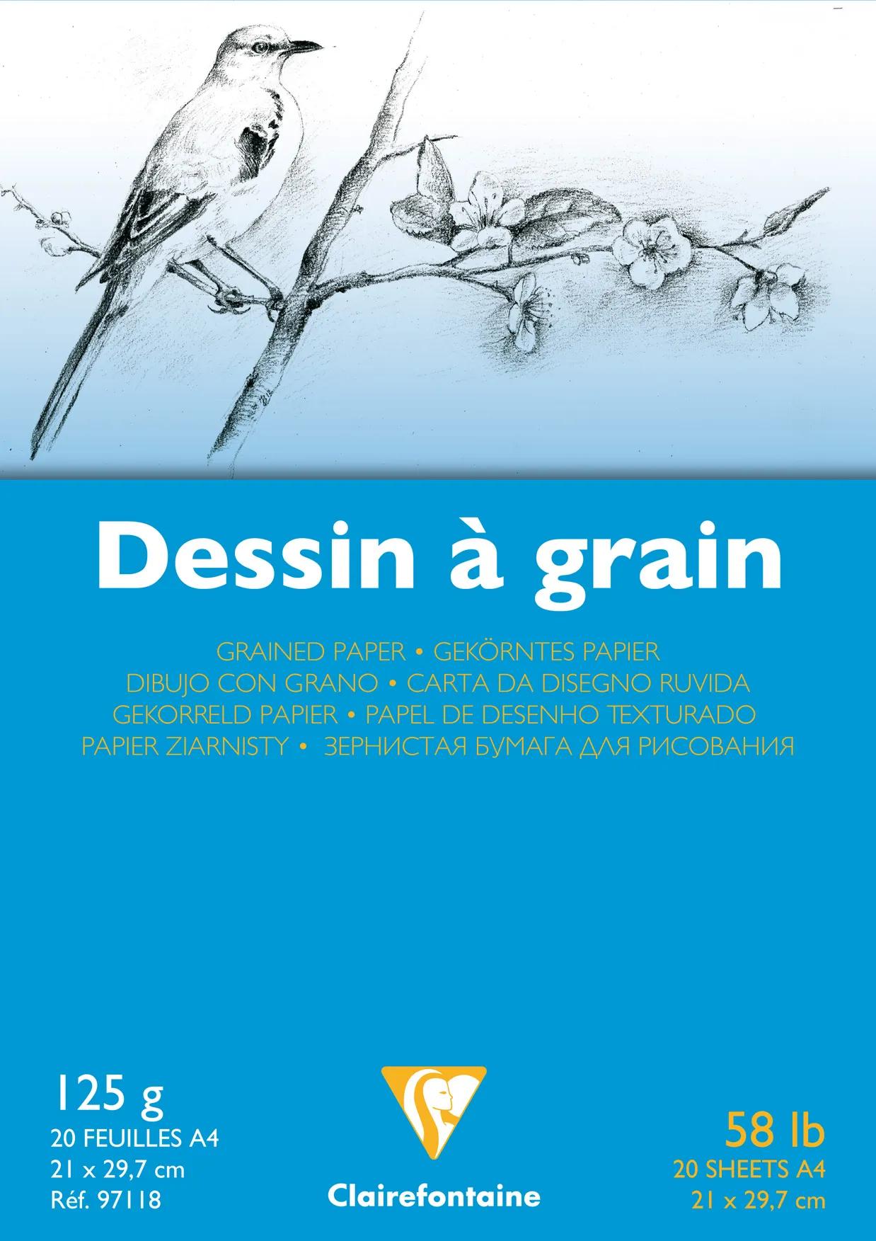 Grain Blockzeichnung verklebt 20F A4 125g (Paket x10)