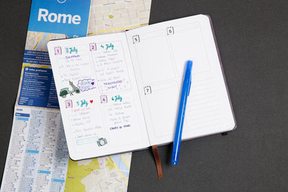TRAVELER'S NOTEBOOK, Carnet de 112 pages au format 12x17,5cm - City break (lot de 5)