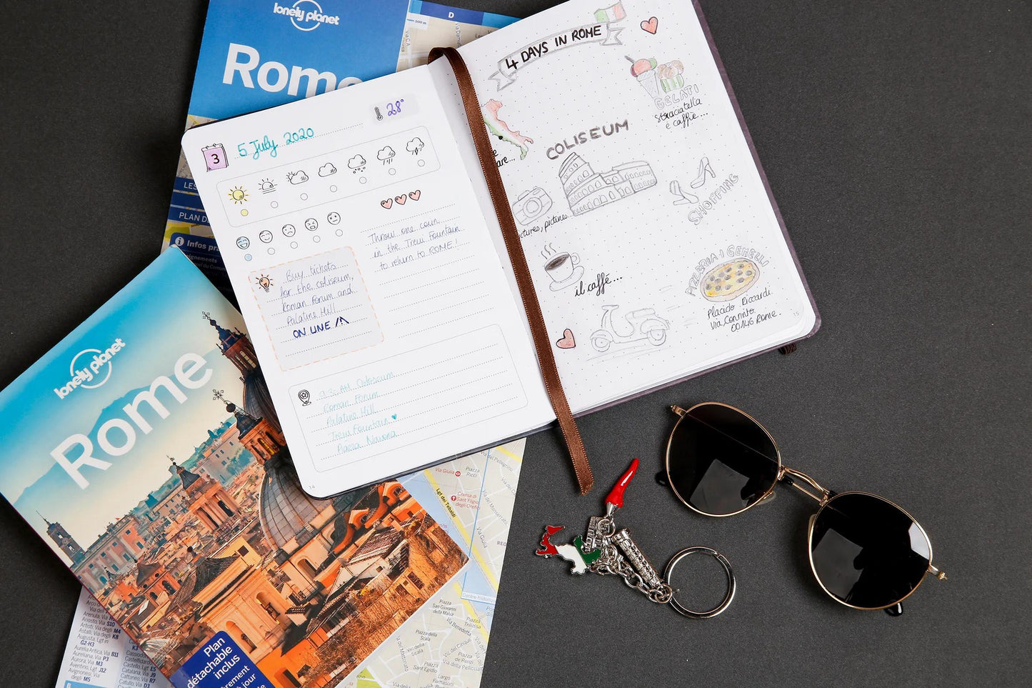 TRAVELER'S NOTEBOOK, 112-page booklet in 12x17.5cm format - City break (Pack x5)