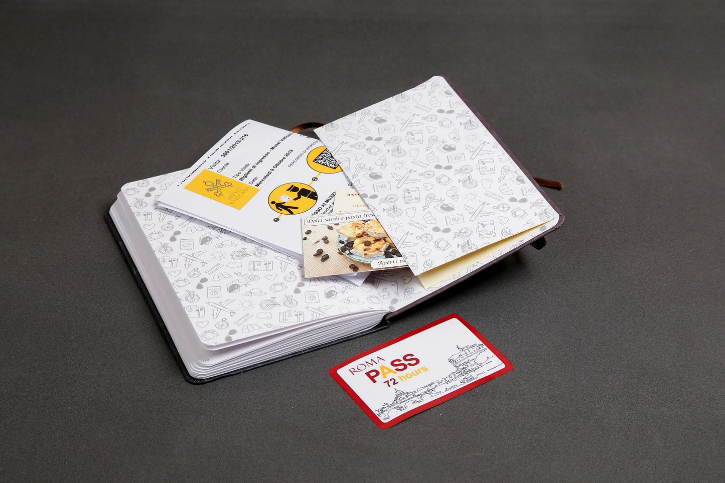 TRAVELER'S NOTEBOOK, 112-page booklet in 12x17.5cm format - City break (Pack x5)