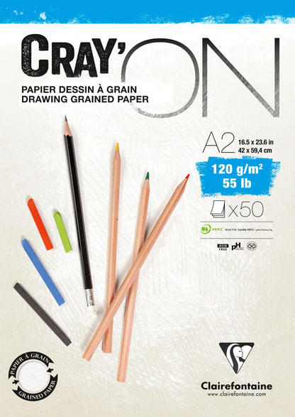 Cray'ON Block verklebt 50F A2 120g (2er-Pack)