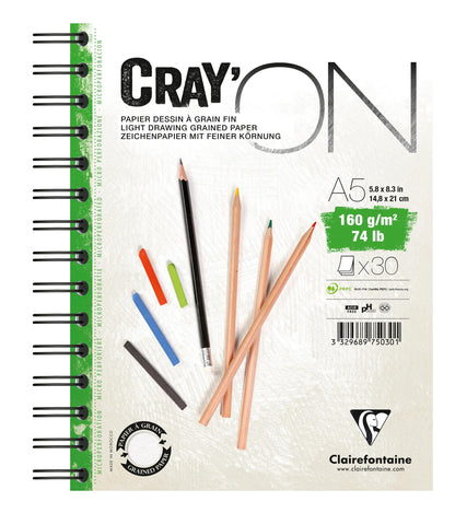 Cray'ON spiral block 30F A5 160g