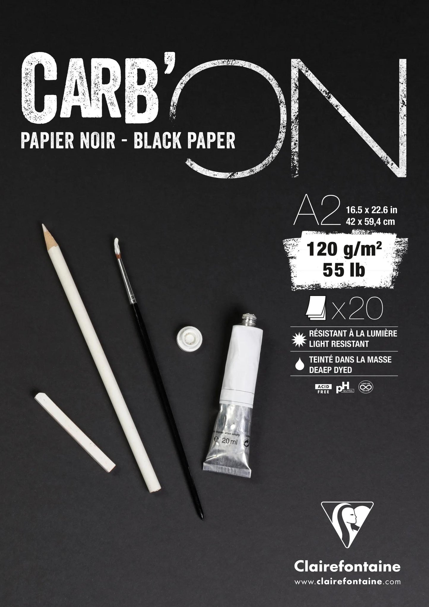 Carb'ON Block verklebt 20F A2 120g (Paket x2)