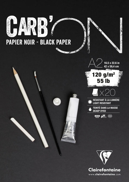 Carb'ON bloc collé 20F A2 120g (lot de 2)