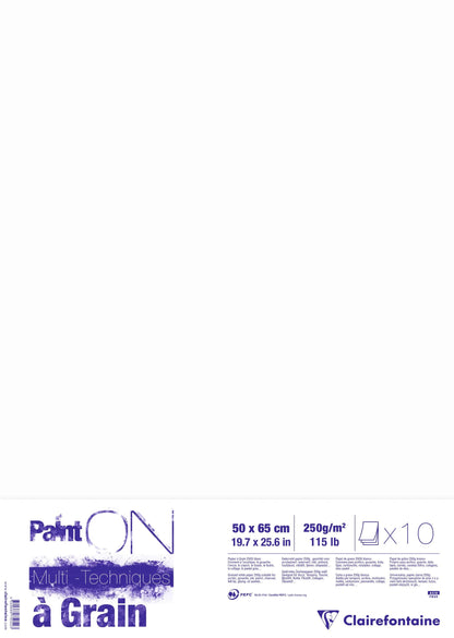 Paint'ON à grain paquet 10F 50x65cm 250g