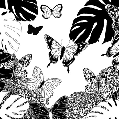 COLORIAGE, Carnet de 36 pages 120g/m² au format 20x20cm - Papillons (lot de 5)