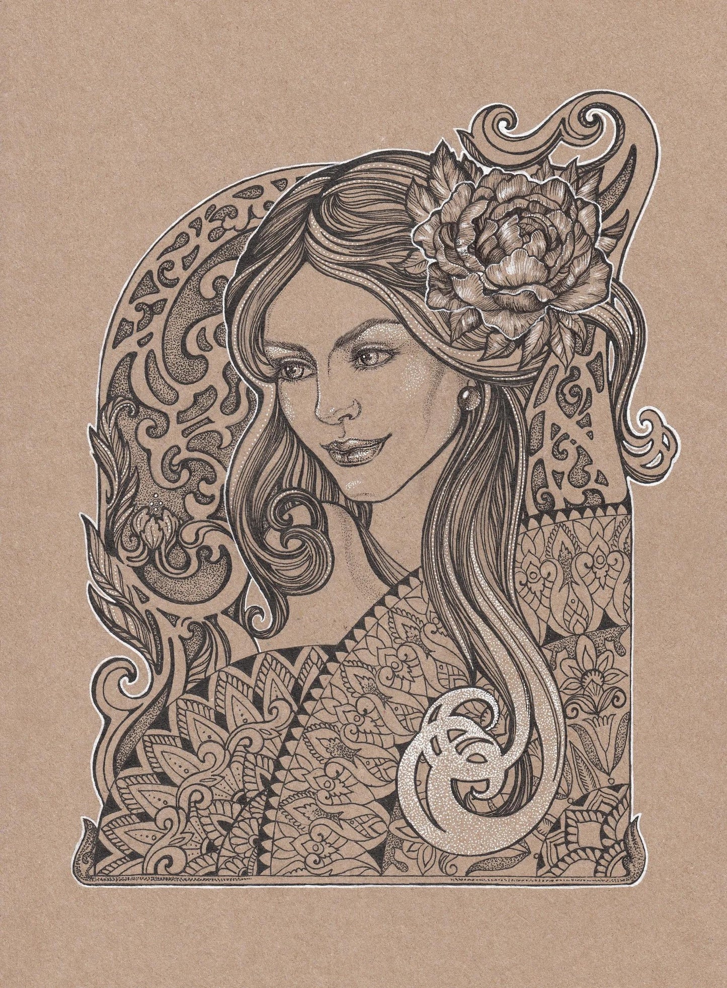 Kraft raw ram 10F A4 400g