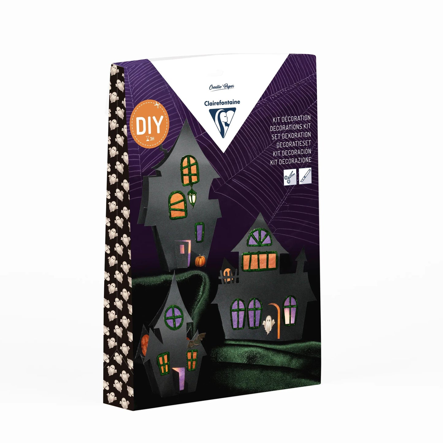 DISCOVERED KIT, 20,5x4,5x29,7cm - haunted houses - Black - New (Pack x3)