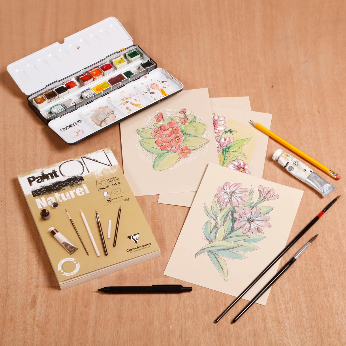 Paint'ON Natural roller 1,3x10m 250g - Natural