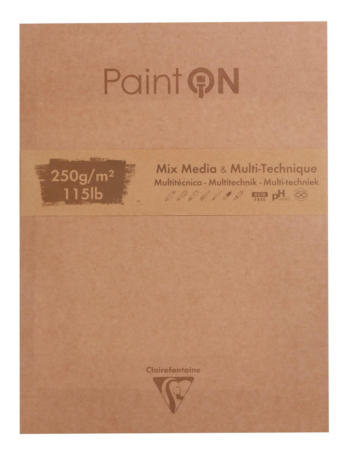 Paint'ON passender Block verklebte Kanten 22.9x30.5cm 50F 250g - Sortiment (Paket x2)
