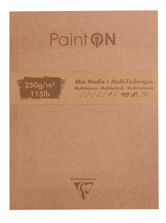Paint'ON passender Block verklebte Kanten 22.9x30.5cm 50F 250g - Sortiment (2er-Pack)