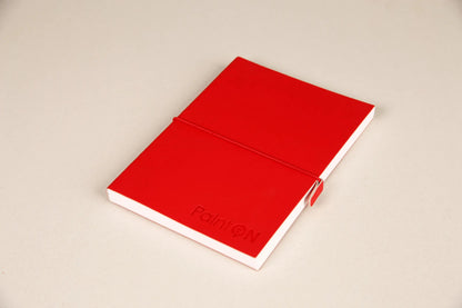 Paint'ON Notebook genäht 32F A5 250g - Rot (2er-Pack)