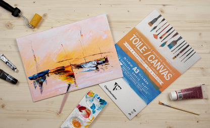 Cosmos paint canvas block glued 10F A3 200g