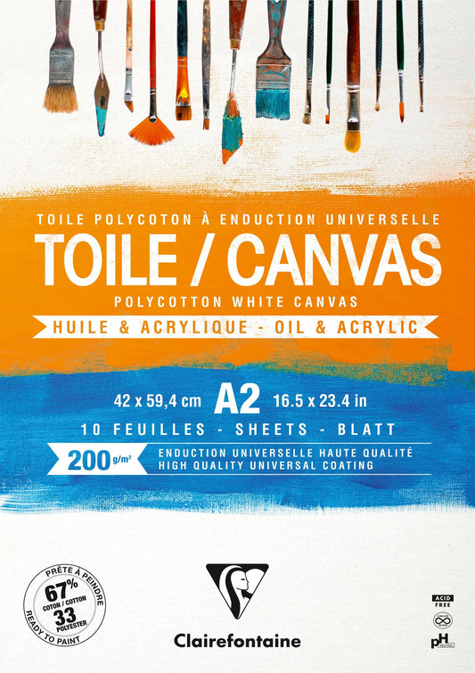 Paint canvas Cosmos glued block 10F A2 200g (Pack x2)
