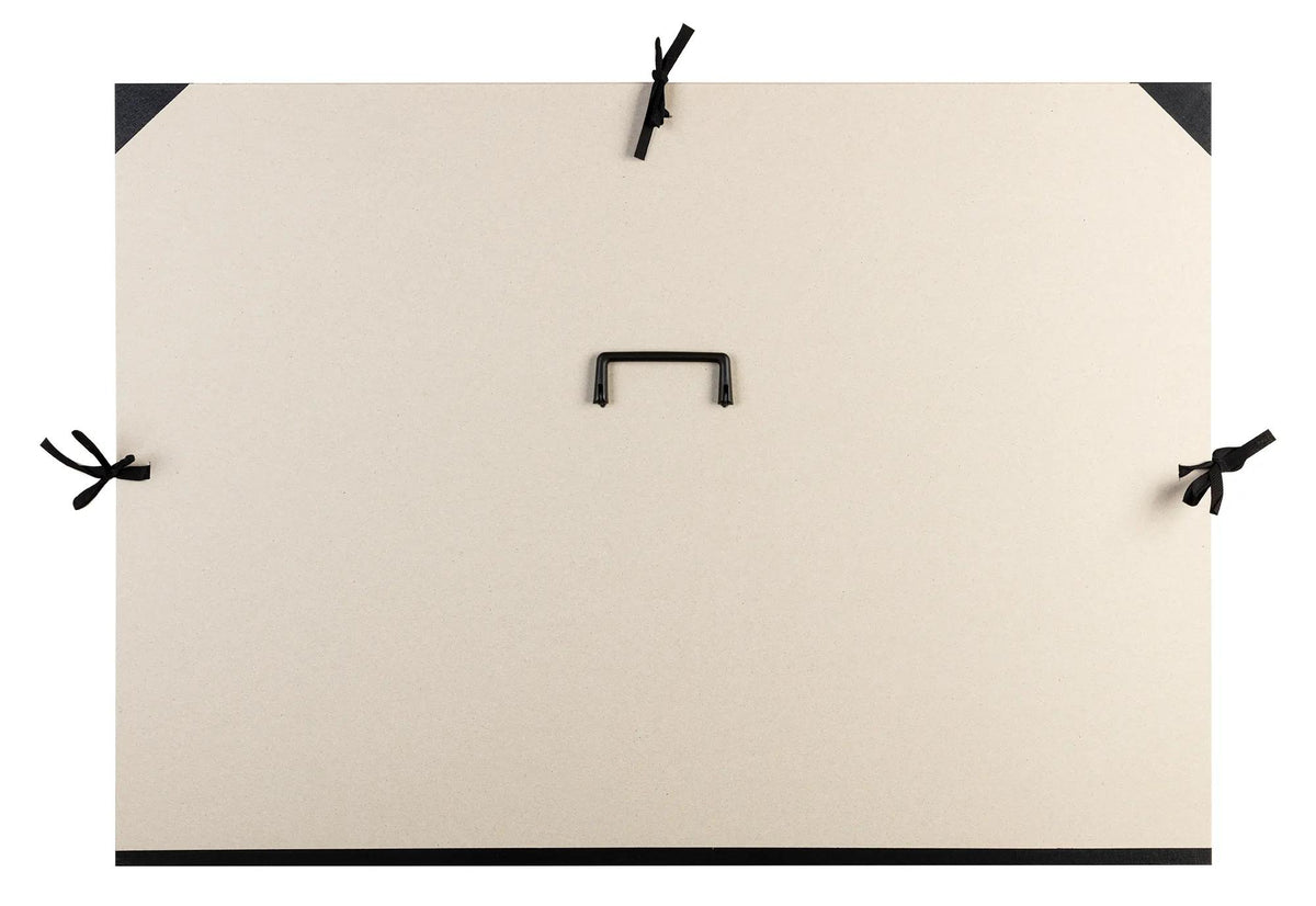 Disegno Carton Brut 3 corde 67x94cm con maniglia - Grigio (confezione da 3)
