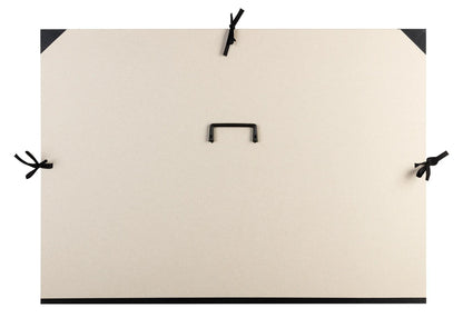 Disegno Carton Brut 3 corde 67x94cm con maniglia - Grigio (confezione da 3)