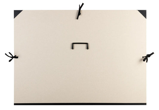 Disegno Carton Brut 3 corde 67x94cm con maniglia - Grigio (confezione da 3)