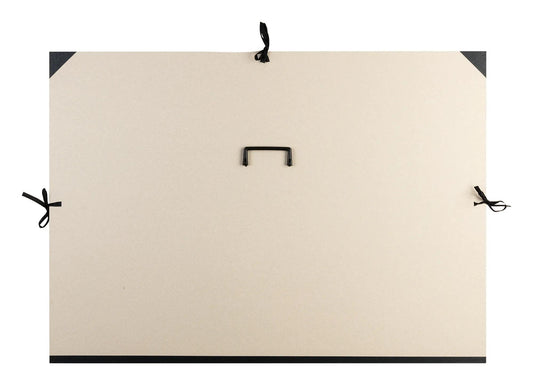 Disegno Carton Brut 3 corde 75x105cm con maniglia - Grigio (confezione da 3)