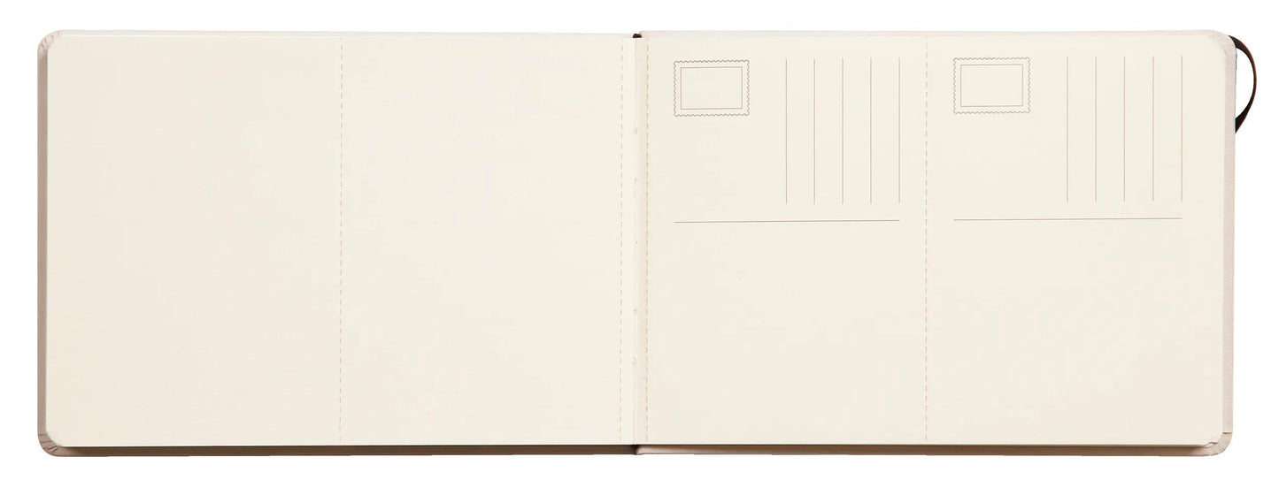 Fontana Watercolor notebook cucito 24F A5 300g di grano di raso (cartoline) - Bianco (Pacchetto x2)