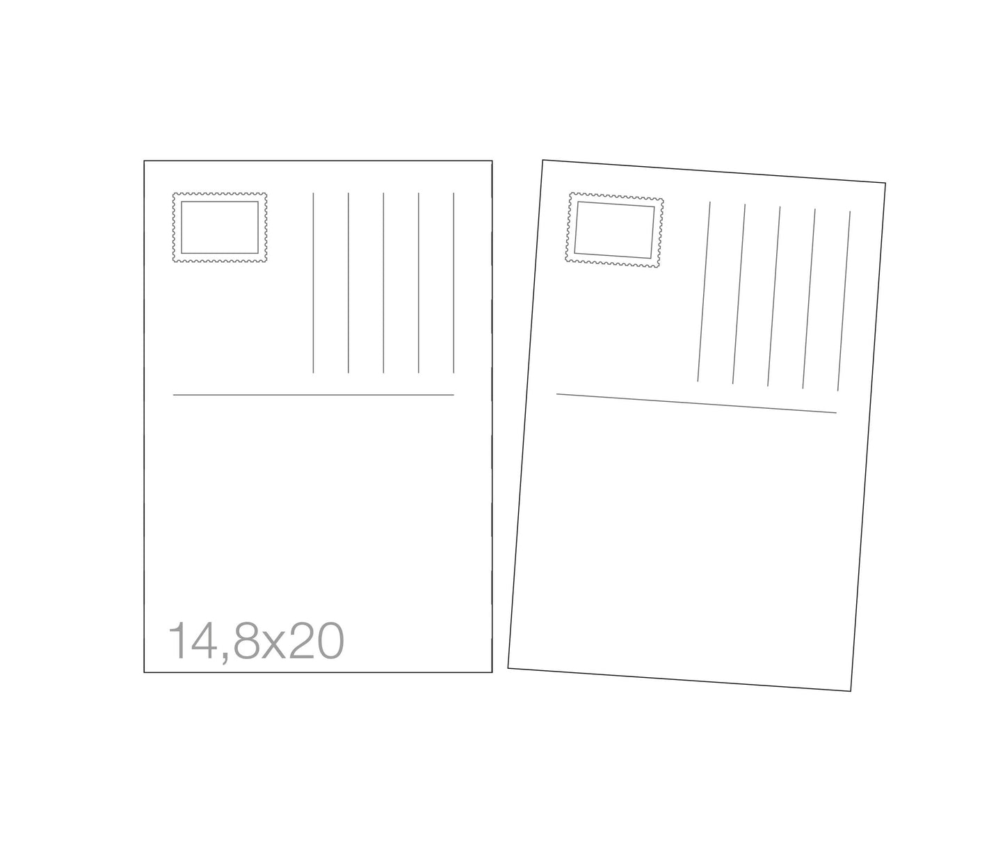 Fontana Watercolor notebook cucito 24F A5 300g di grano di raso (cartoline) - Bianco (Pacchetto x2)