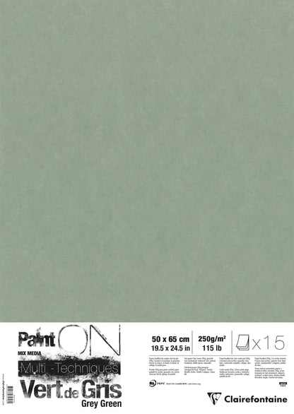PaintON Vert de Gris paquet 15F 50x65cm 250g - Vert de gris (lot de 2)