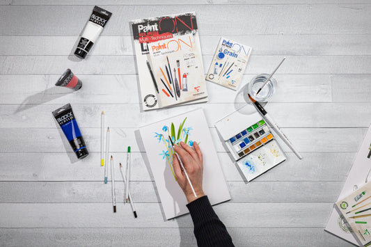 PaintON Recycled pack 15F 50x65cm 250g - extra weiß