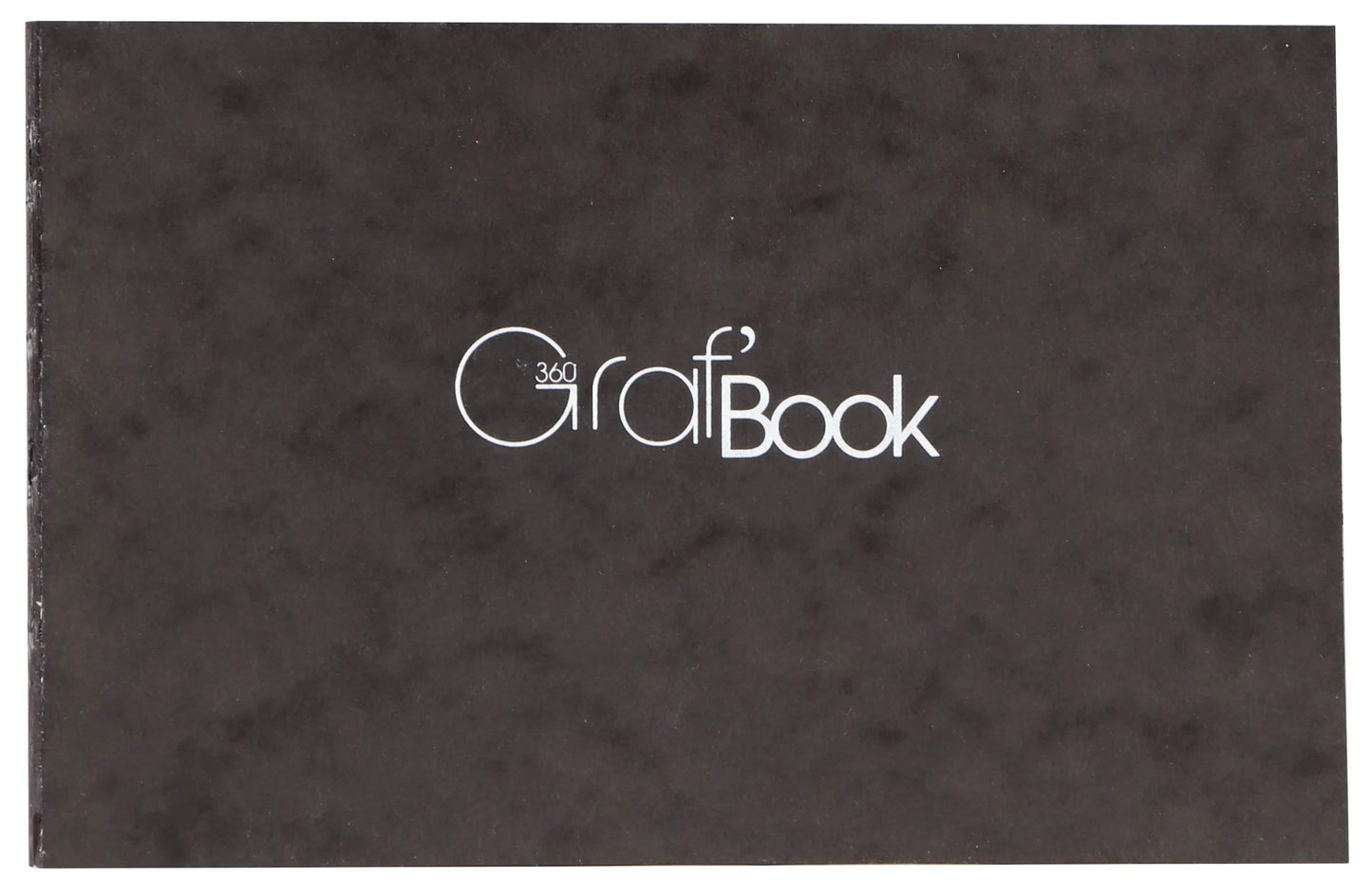 Graf'Book 360° notebook sewn back 100F 11x17cm 100g I - Black (Pack x5)