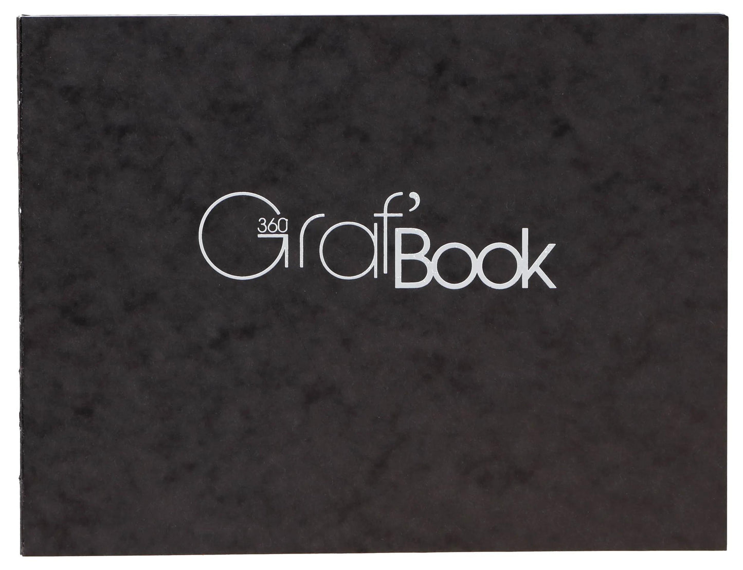 Graf'Book 360° notebook sewn back 100F 15.2x21cm 100g I - Black (Pack x5)