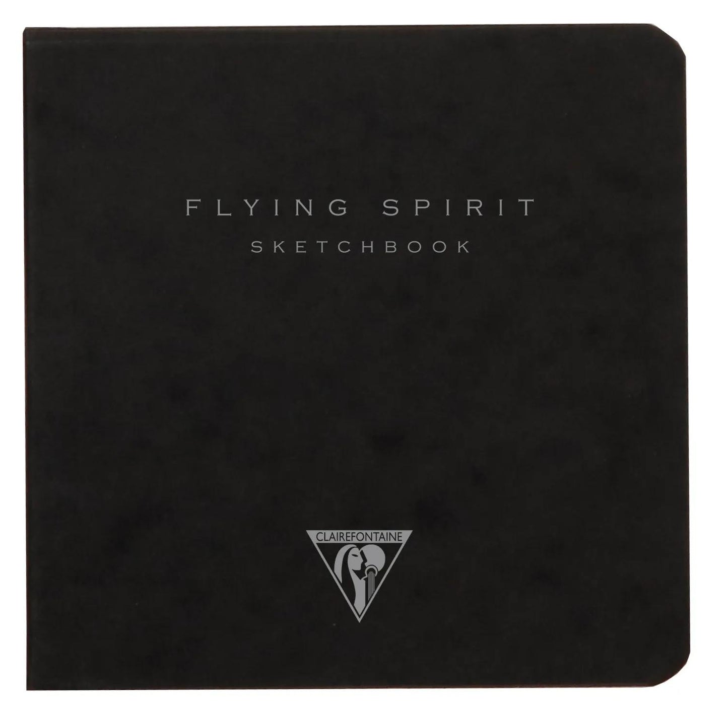 Flying Spirit square backbook 50F 10.5x10.5cm 90g - Black (Pack x5)